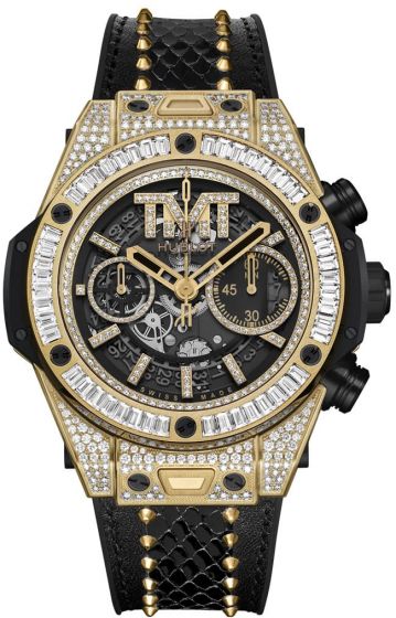 Buy Replica HUBLOT BIG BANG UNICO TMT YELLOW GOLD JEWELLERY watch 411.VX.1180.PR.0904.TMT18